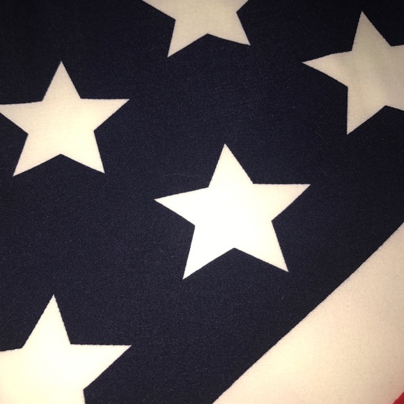 Leggings Stars and Stripes One Size Buttery Soft - Picture 2 of 3